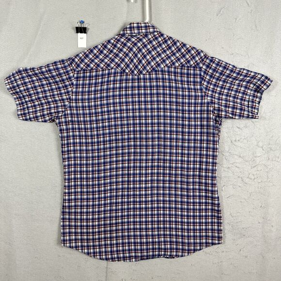 Authentic Western Youngbloods Button Front Cowboy Shirt Pearl Snaps Mens Size L - Picture 2 of 10